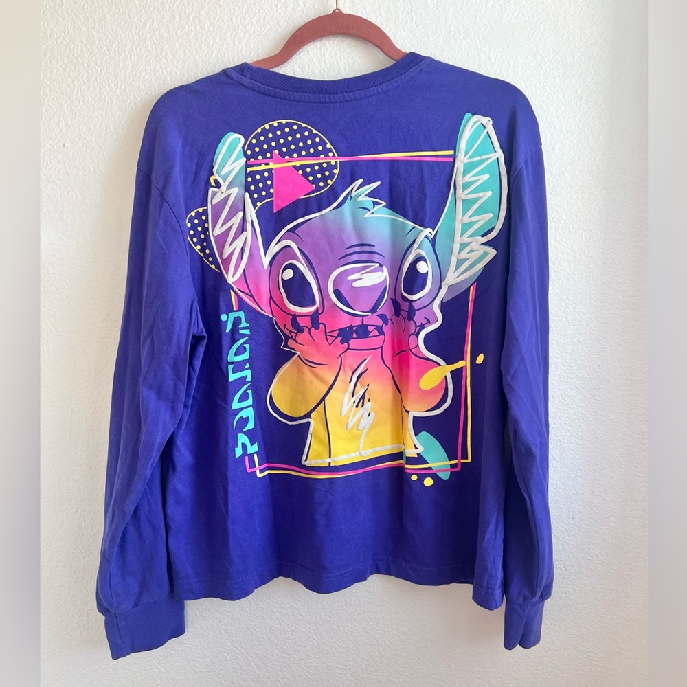 Disney Stitch Vibrant Long Sleeve Tee
